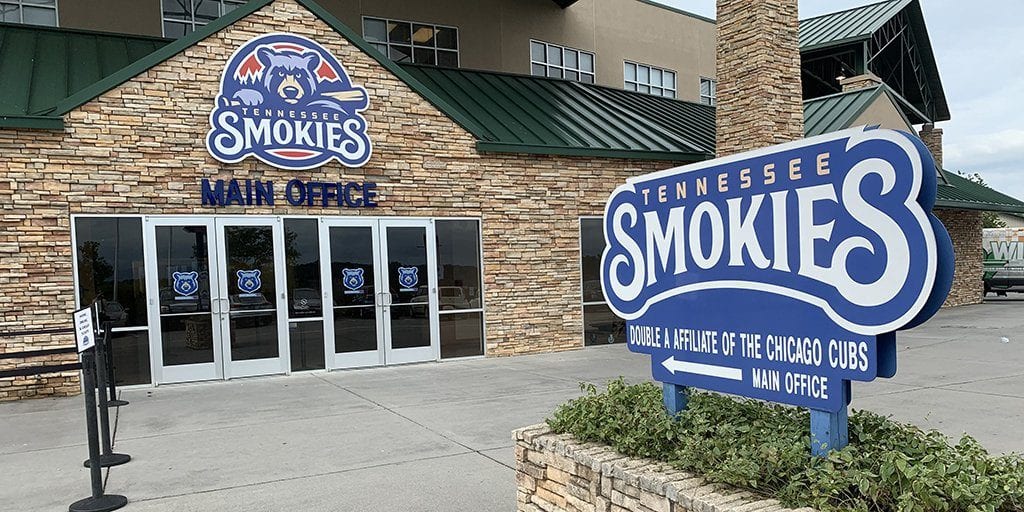 The Smokies Stadium in Kodak TN (photo by Morgan Overholt/TheSmokies.com)