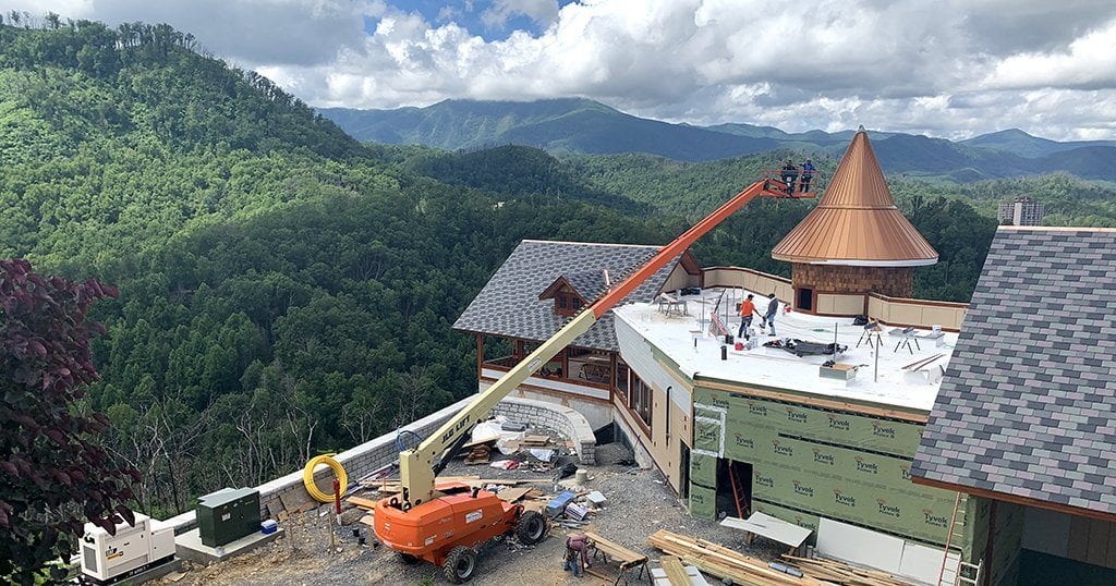 The new restaurant, Smokehouse Barbeque and Brewery, will double Anakeesta's current dining capacity (photo by Morgan Overholt/TheSmokies.com)