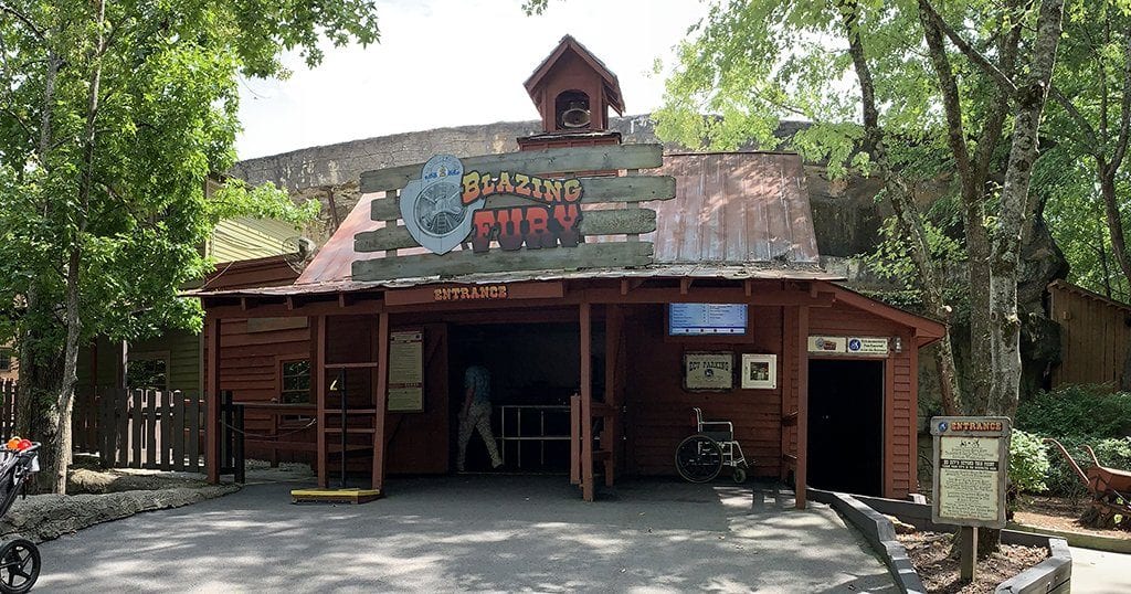 The best ride at Dollywood: Blazing Fury