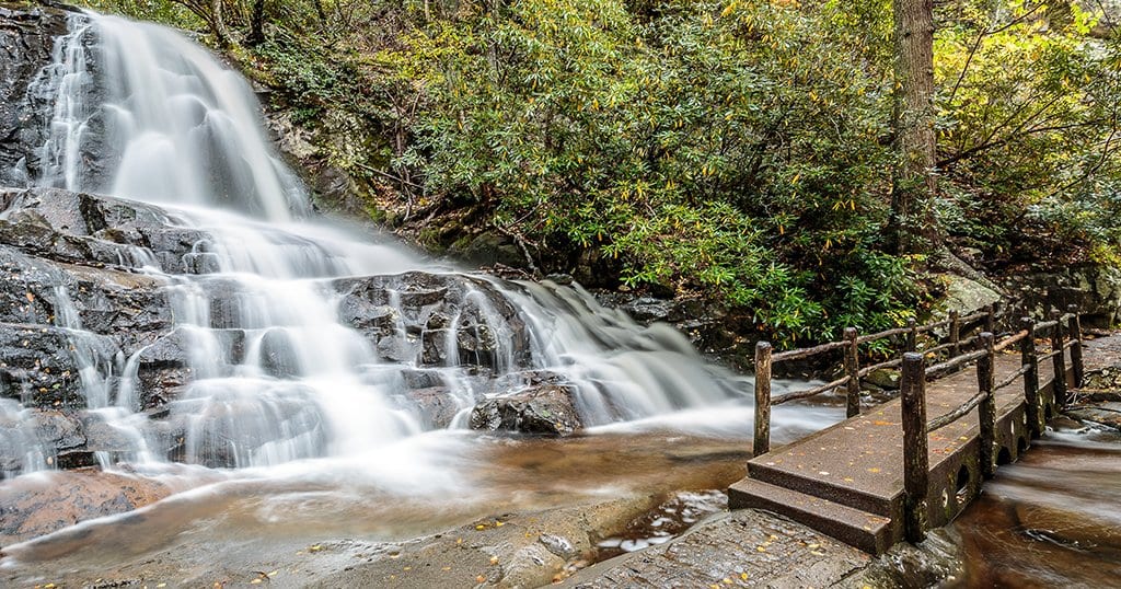 Laurel Falls is located in The Great Smoky Mountains National Park (stock photo/TheSmokies.com)
