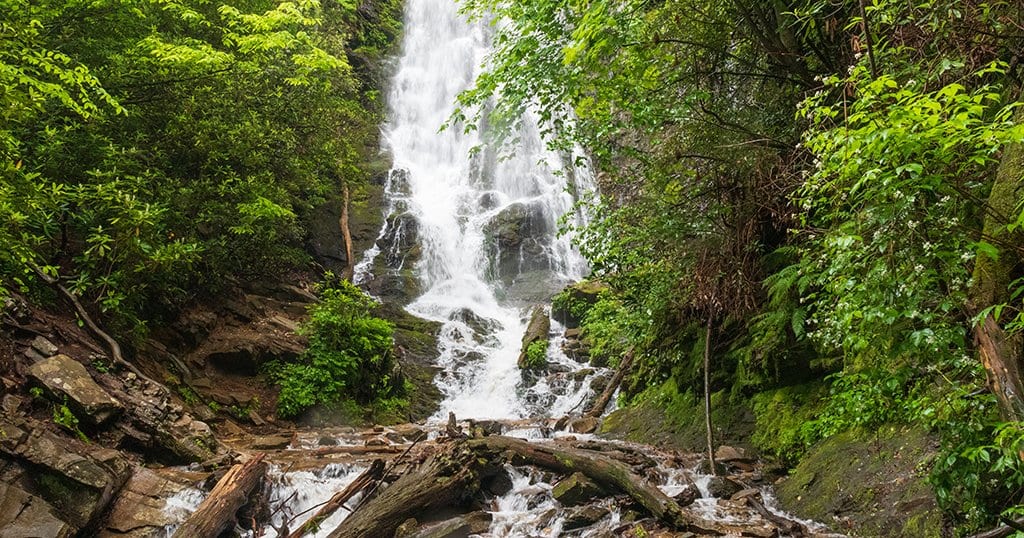 Mingo Falls is located in The Great Smoky Mountains National Park (stock photo/TheSmokies.com)