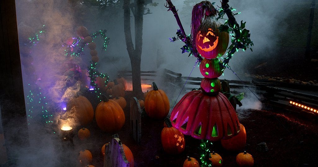 LumiNights features thousands of glowing pumpkins and hundreds of displays (photo by Daniel Munson/TheSmokies.com)