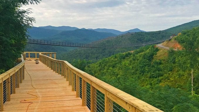 TheSmokies_SkyTrail SkyLift Park's SkyTrail is set to open this fall in Gatlinburg (photo courtesy of SkyLift Park)