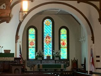 St. Johns in the Wilderness was originally constructed of handmade brick in 1833 in Flat Rock, NC (photo by John Gullion/TheSmokies.com)