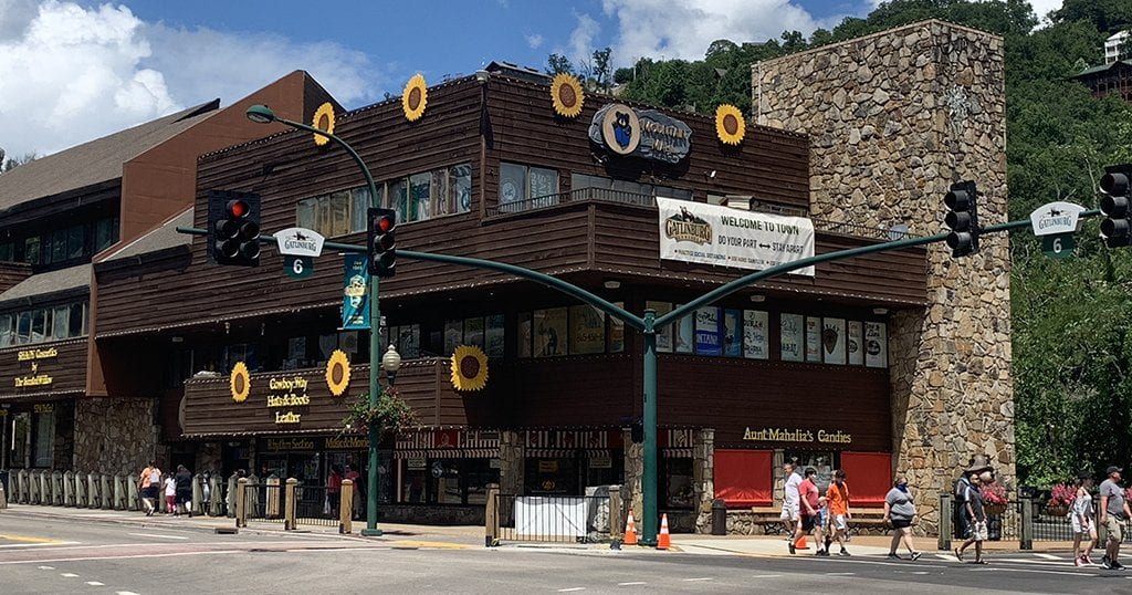 The Mountain Mall is located in Downtown Gatlinburg (photo by Morgan Overholt/TheSmokies.com)